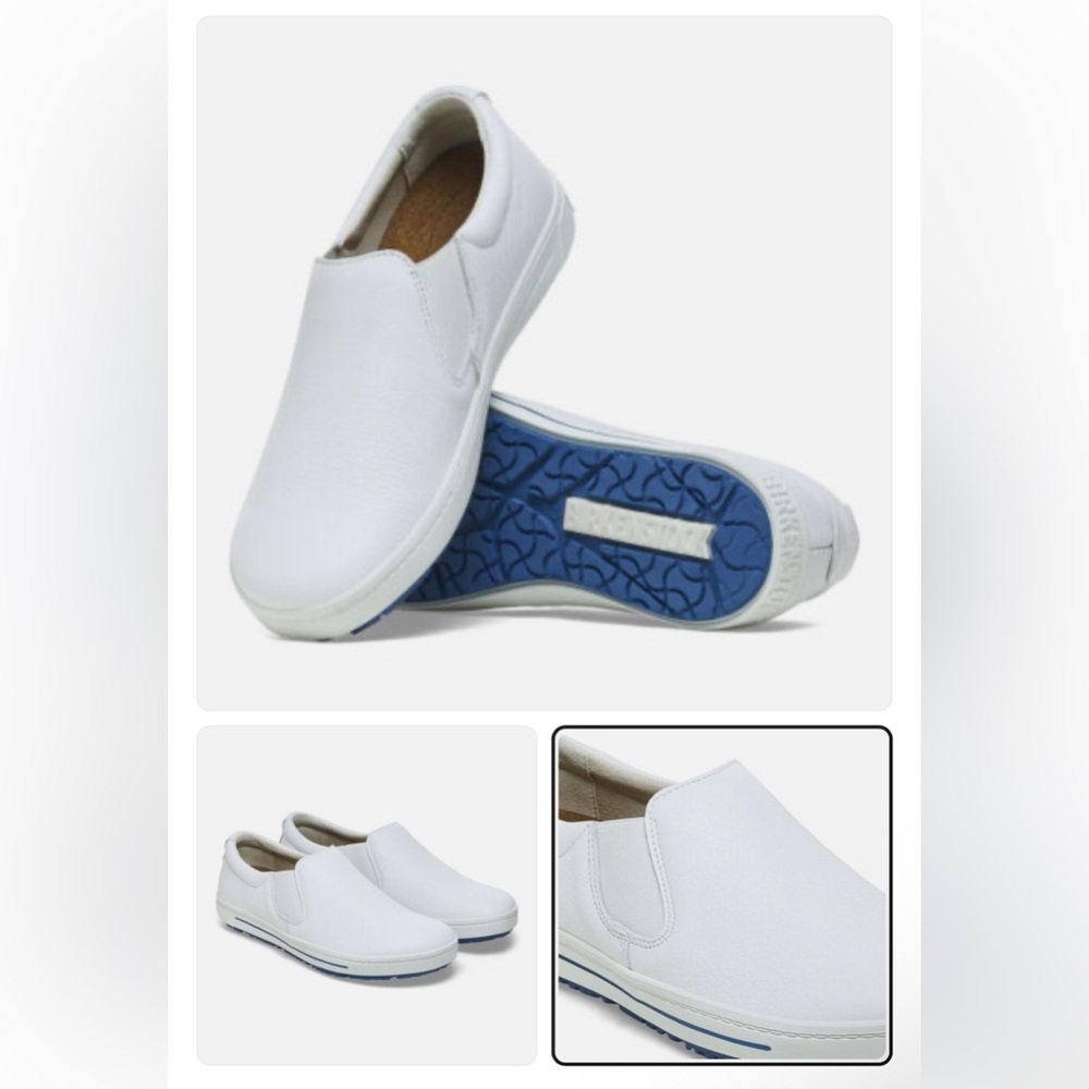 Birkenstocks QO 400
Natural Leather - White size 40